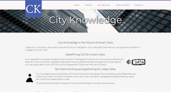 Desktop Screenshot of cityknowledge.net