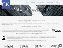 Tablet Screenshot of cityknowledge.net